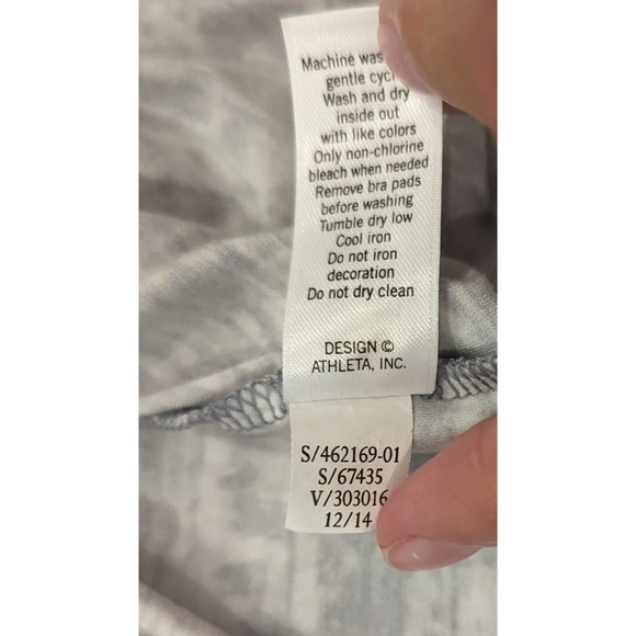 Athleta Silver Shimmer Cressida Racerback Maxi Dress Size Medium - Picture 9 of 10